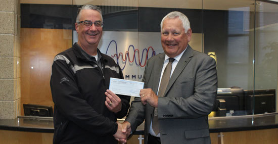 SDN United Way Contribution for 2018 Check Presentation