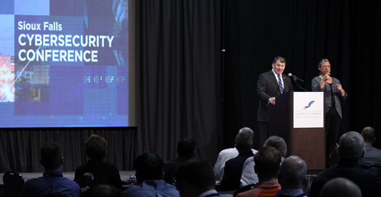 Sen. Mike Rounds at the 2019 Sioux Falls Cybersecurity Conference