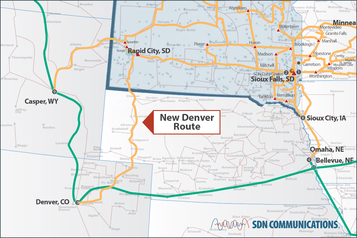 New fiber route to Denver strengthens SDN network