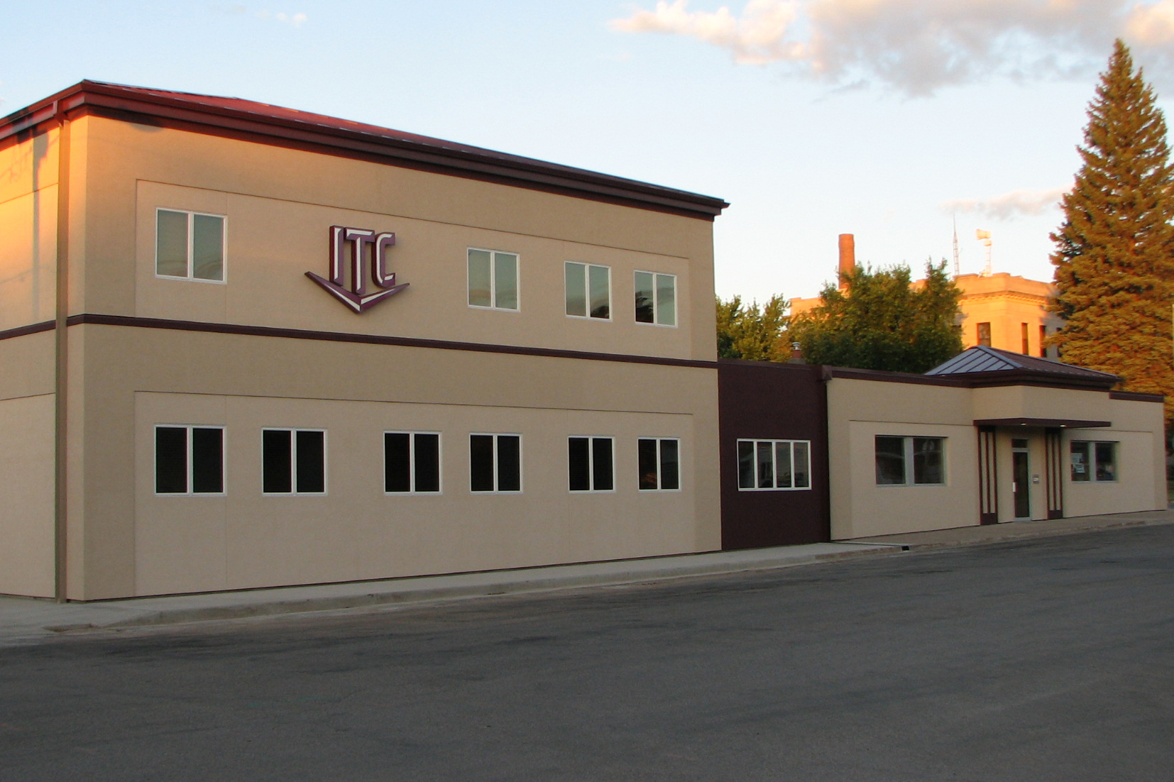 Interstate Telecommunications Coop headquarter building in Clear Lake, South Dakota