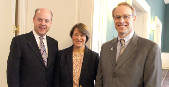 Vernon Brown, Amy Klobuchar, Bill Otis