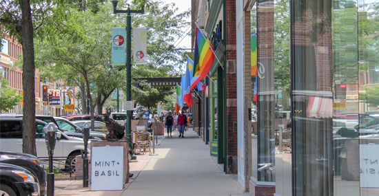 Downtown Sioux Falls Sidewalk