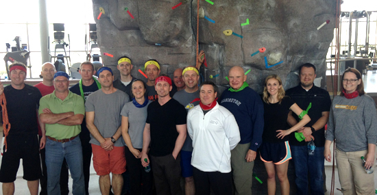 Elev8 Leadership Training Rock Climbing