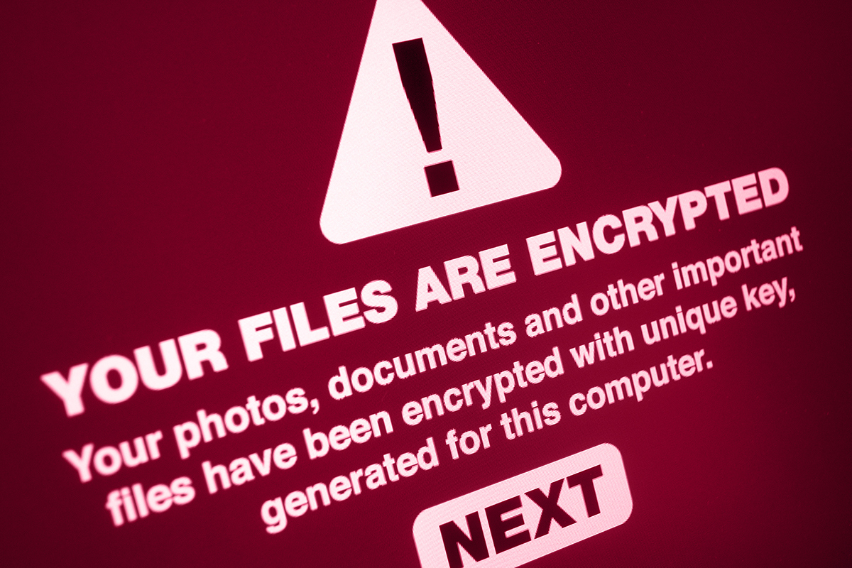 Your files are encrypted - Ransomware Warning