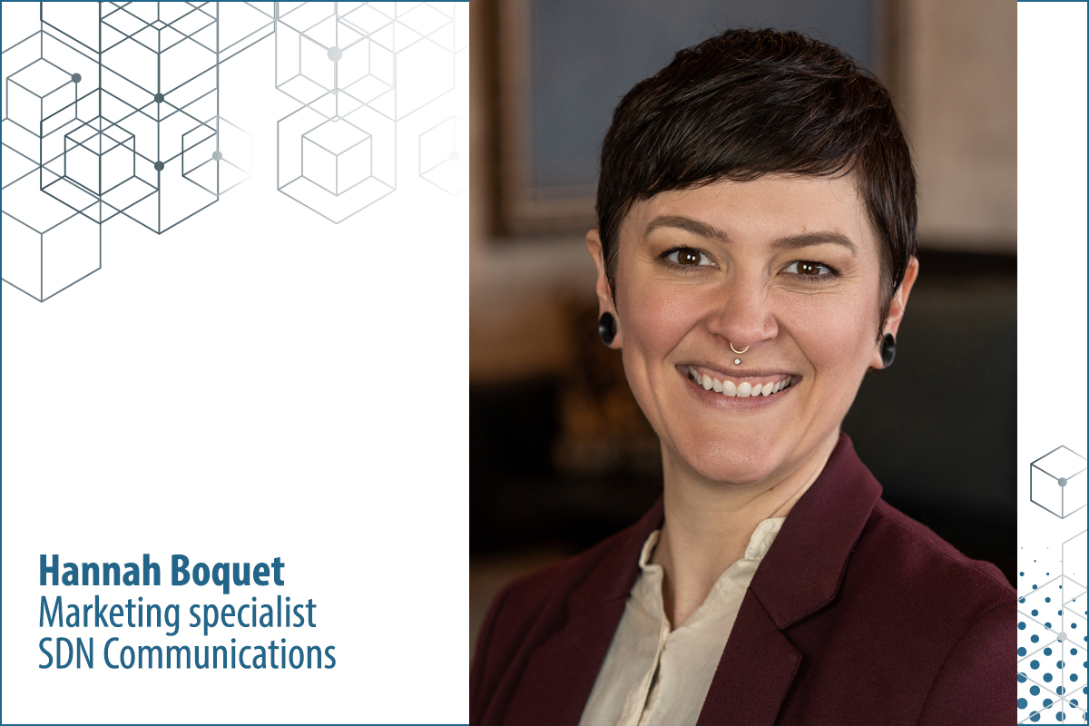SDN Communications marketing specialist Hannah Boquet