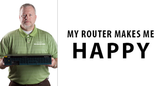 My Router Makes Me Happy