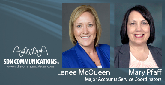 Lenee McQueen, Mary Pfaff, Major Accounts Service Coordinators