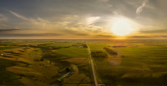 Sunset of Rural SD