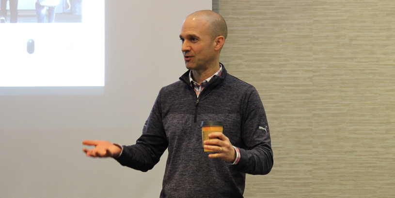 Ryan Dutton Speaking at a member event