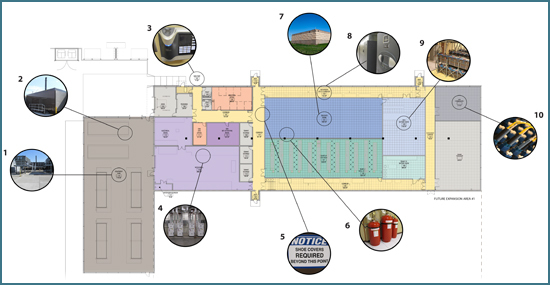 SDN Data Center Layout