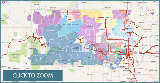 SDN Member territory map