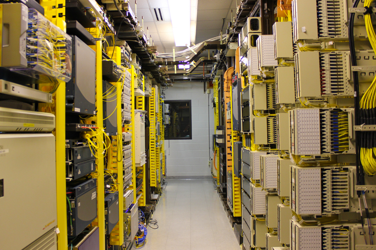 SDN Communications server room