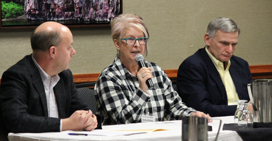 Vernon Brown, Kathy Weitala, Rod Kusser at SDTA PUC Forum