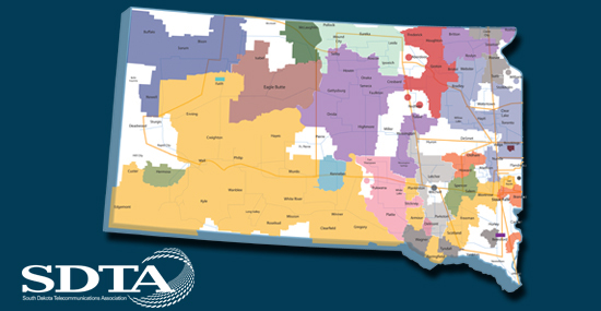 South Dakota Telecommunications Member Map