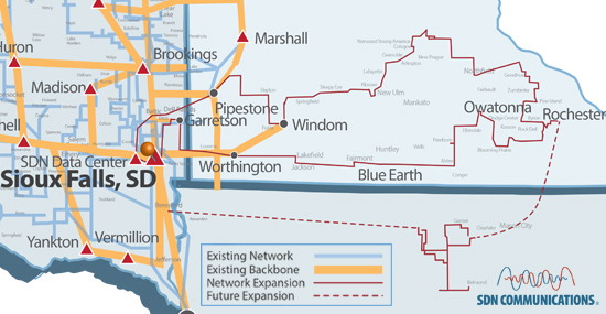 SDN Communications Extends into Southern Minnesota