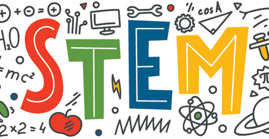 STEM graphic - Science Technology Engineering Mathematics