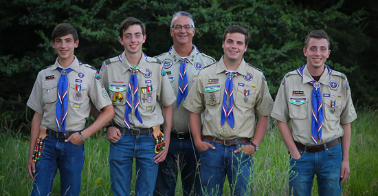 Mark Shlanta & Sons - Eagle Scouts