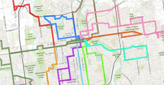 Sioux Falls Bus Routes