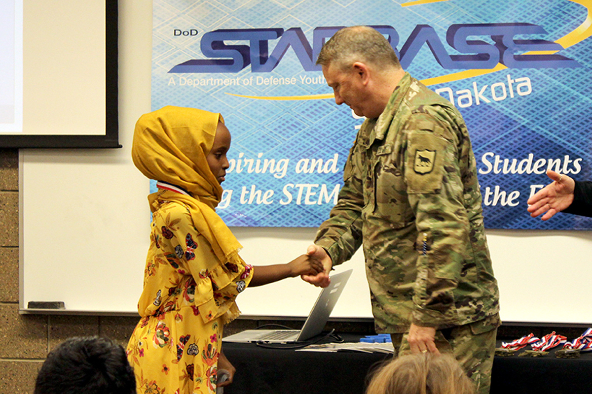 5th Grade Student graduates from STARBASE