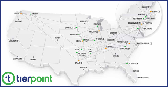 TierPoint Data Center Locations