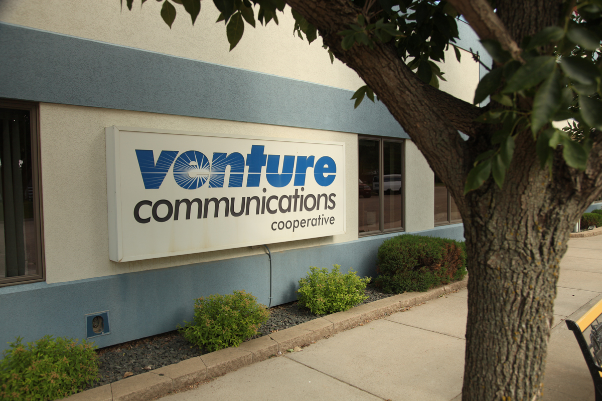 Venture Communications building in Highmore, South Dakota