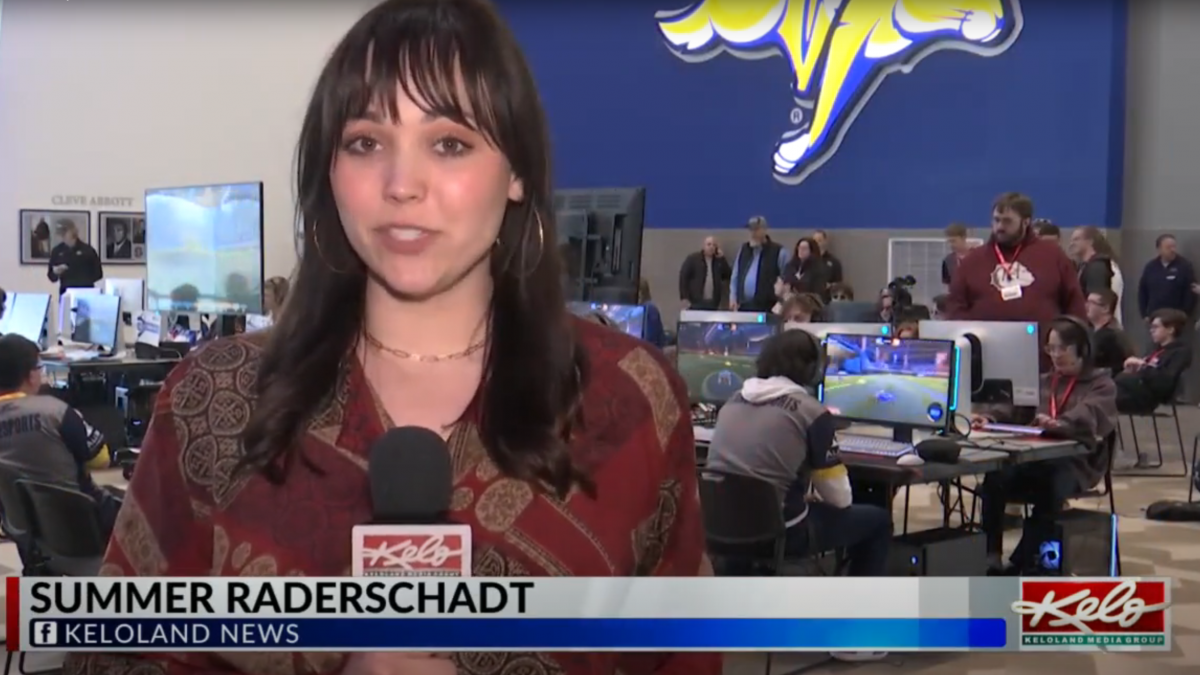 Screenshot from KELO report on esports state tournament