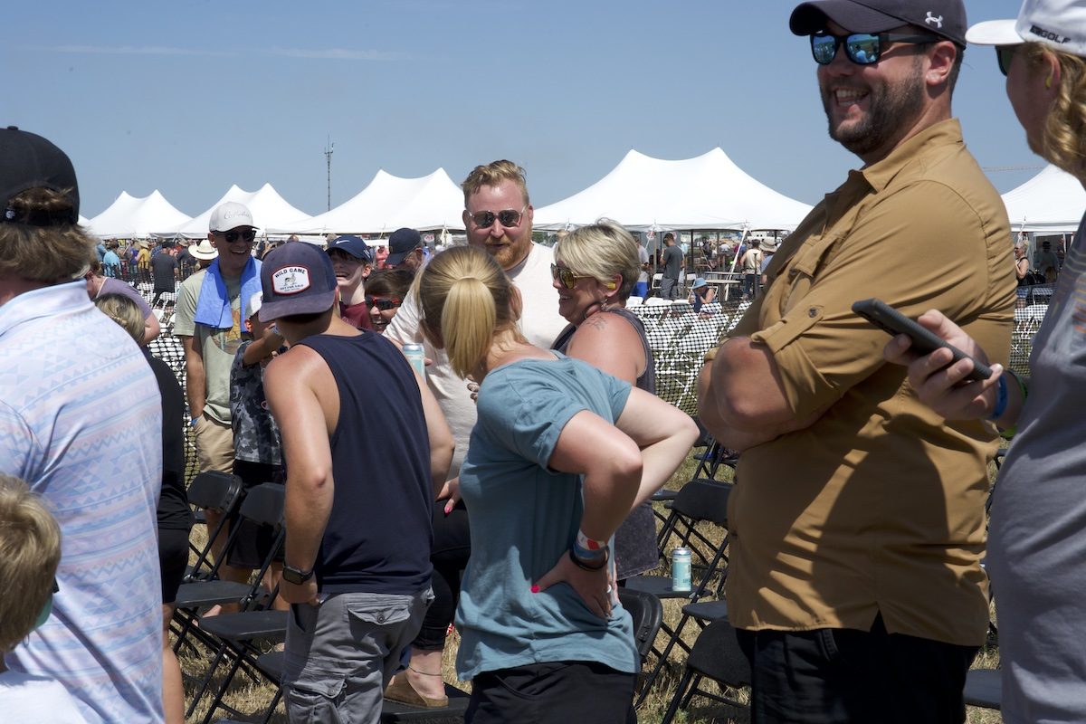 SDN employees, friends and family watch the 2023 Sioux Falls Airshow