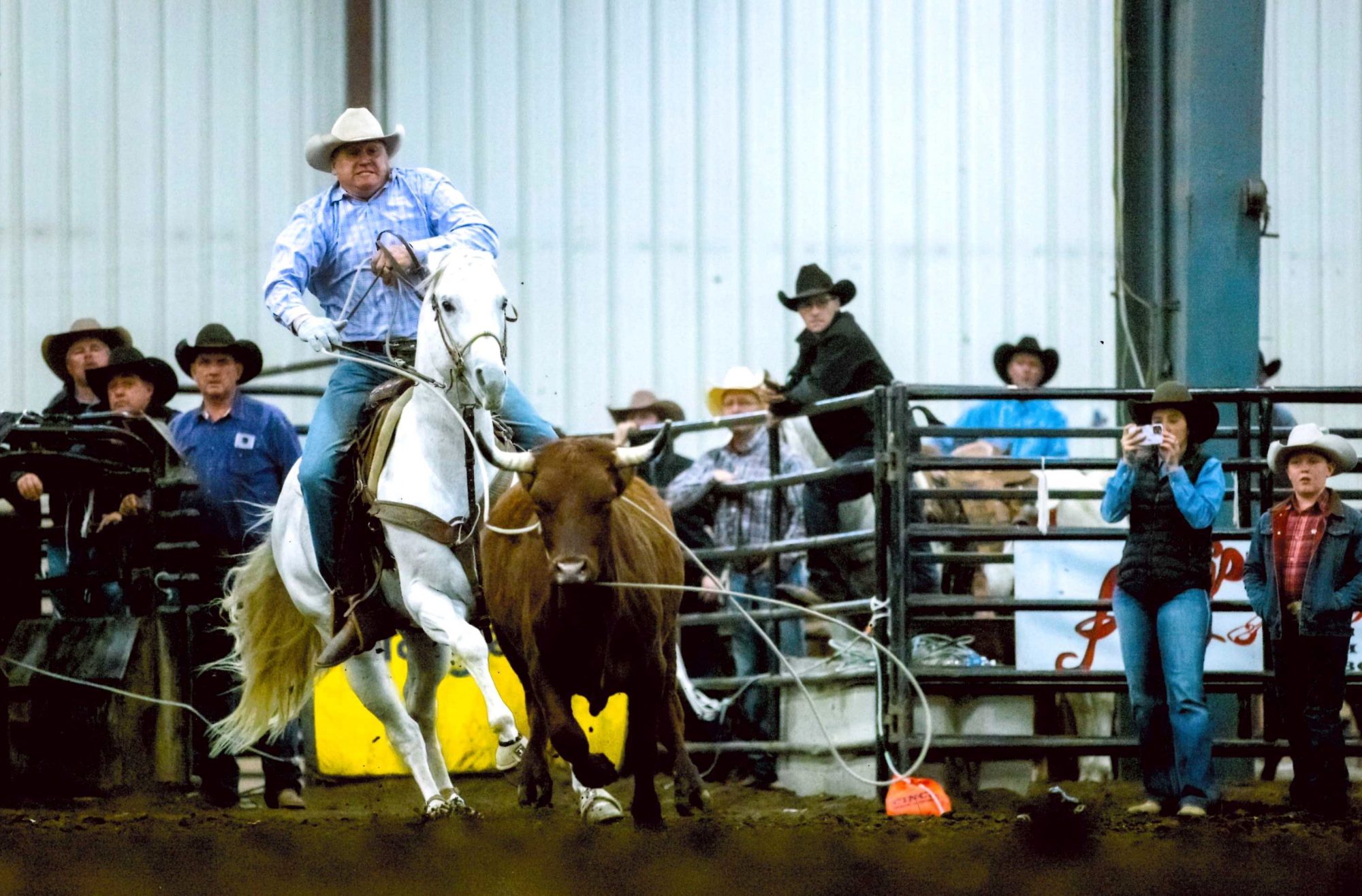 Fay Jandreau at a rodeo